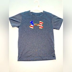 SOLD UA boys short sleeves shirt size 7